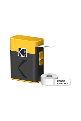 Kodak Label Era M50 Etiket Yazıcı, Sarı Bluetooth Bağlantılı, 203 Dpı Çözünürlük, Pratik Ve Güvenli
