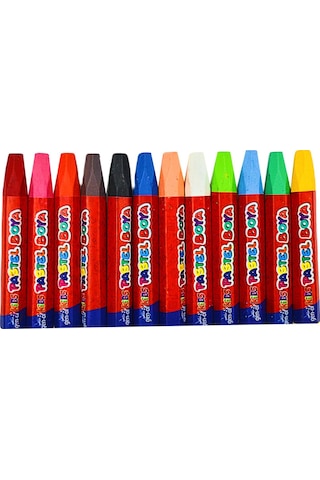 Gen-of Karton Kutu Pastel Boya 12 Renk Gen-6120