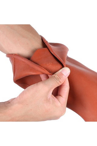 Geeroyoo 12kv Yüksek Gerilim Koruyucu Lastik Eldiven, Elektrikçi İçin Islaklık Ve Aşınma Dayanıklı, Elektrik Odaları Ve Güç Tesislerinde Kullanım