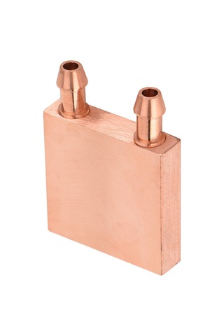 Kosona Temizleyici Bakır Su Soğutucu Blok, 40x40mm, 6mm Akış Kanalı, Gpu/anakart/nemli Devre Soğutma, Yüksek Isı Transferi