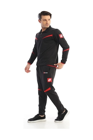 Lotto Suit Team Ant Pl Black/Red Eşofman Takımı N8162