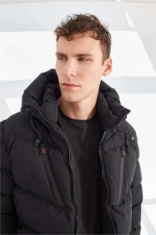 Delpino Siyah Erkek Mont 2183 Siyah