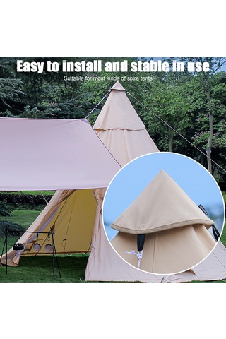 Leezsing Kamp Çadırı Ve Tente Bağlantı Seti - Geniş Kullanım Alanı Ve Yağmura Dayanıklı Kamp Aksesuarı Haki
