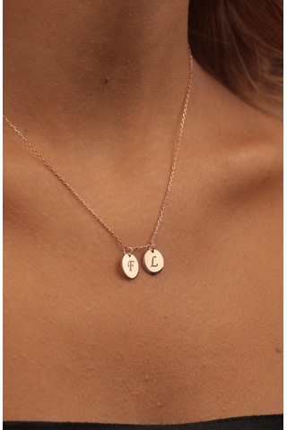 14 Ayar Altın Forse Zincir Plaka Kolye