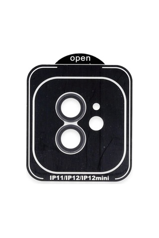 Joko Apple İphone 11 Pvd Metal Kamera Lens Darbeye Dayanıklı Tam Uyumlu - Siyah
