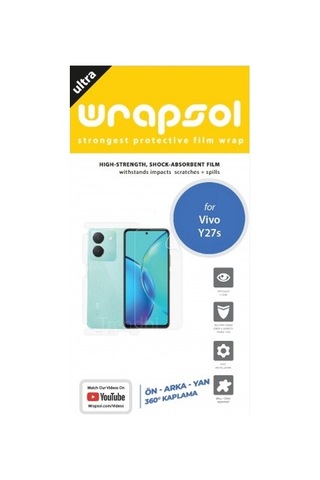 Vivo Y27s Ön, Arka Ve Yan 360 Derece Tam Kaplama Poliüretan Film