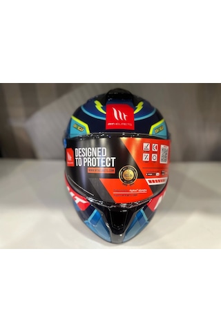 Mt Helmets Targo S Diogo Moreira C7 Kapalı Kask L-