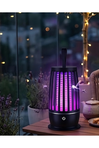 Elektrikli Sivrisinek Öldürücü Uv Işıklı Sessiz Çalışma Geniş Alan Etkili Gece Lambalı