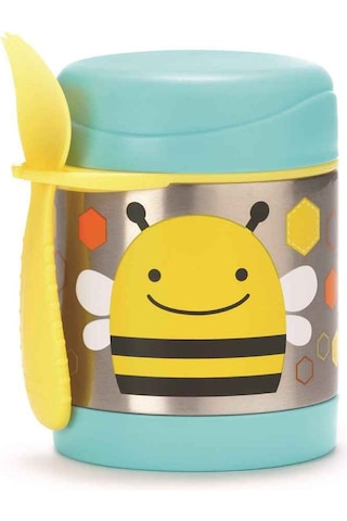 Skip Hop Zoo Paslanmaz Çelik Termos Arı Mavi