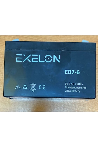 Exelon 6 Volt 7 Amper Akü 150 34 94 Mm 1100 Gram