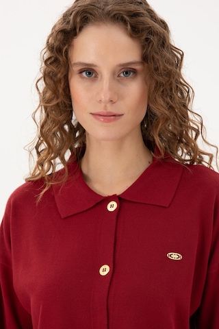 U.s. Polo Assn. Kadın Vişne Hırka Triko 50297152-vr223 Vişne