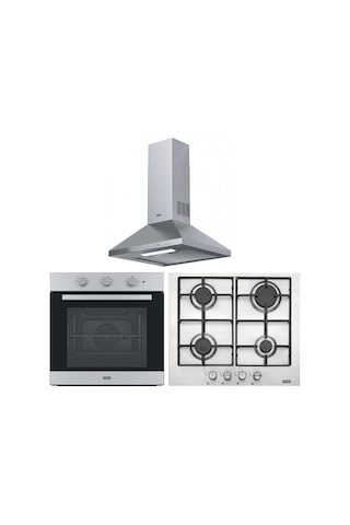 Franke FSL 82 H XS - FHNL 604 4G XS E - FDL 6165 XS Inox Ankastre Set