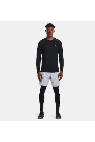 Under Armour Coldgear Armour Fitted Bisiklet Yaka Erkek T-shirt 1366068-001 Siyah