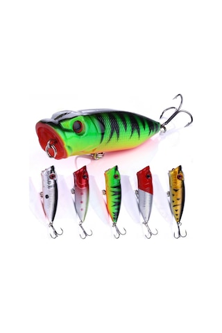 Teltree Hengjia Sürekli Tutuşan Suda Yem 5 Renkli Kutu 6.5cm 11g 6 İğne, Gerçekçi Balık Tasarımı, Dayanıklı Sert Yem, Tatlı-sulu Su適合, Toptan Satış - Ürün Tipi: Balık Yemi, Özellikler: Gerçekçi, Dayanıklı, Sulu Suda Etkili