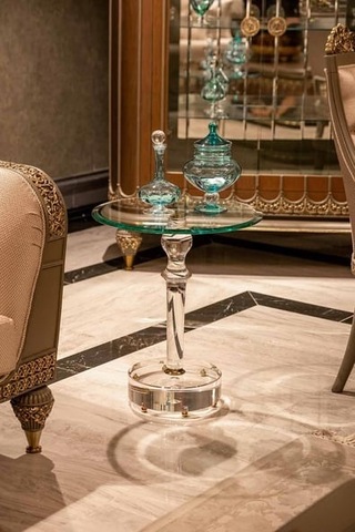 Dulda Akrilik İris Sehpa Şeffaf