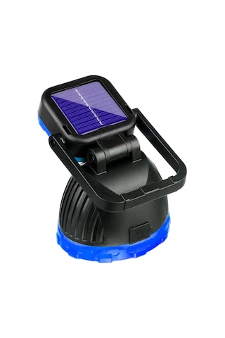 Powermaster Pm-8033c 6 Modlu El Feneri Ve Işıldak Acil Durum Lambası 9 Cob Ledli Solar Şarjlı