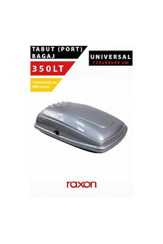 Tabut Bagaj 350 Lt Gri 135x85x40 Cm Pnd Serisi Araç Üstü Port Bagaj