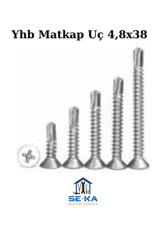 Yhb Matkap Uç 4,8x38 Çinko 25 Adet 4.8 x 38 MM