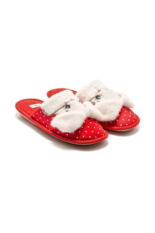 Twigy Bunny Kadın Ev Terliği - Kırmızı CC0120 Kırmızı