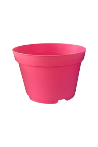 Katı Plastik Sukulent Saksısı 5 Adet Pembe 8.5 Cm