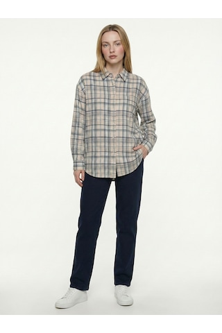 LOFT Loose Fit Kadın Gömlek U.kol Çok Renkli