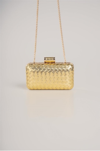 Ççs Kadın 17776 Omuz Askılı El Çantası Altın