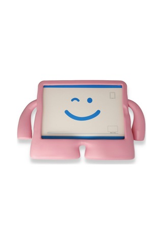 İpad Uyumlu Pro 11 2021 Kılıf Karakter Tablet Silikon - Açık Pembe Arka Kapak