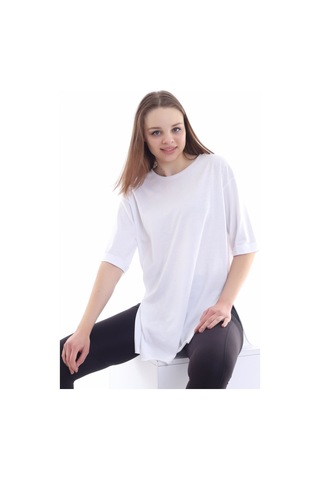Winmoda34 Oversıze Tshirt Beyaz