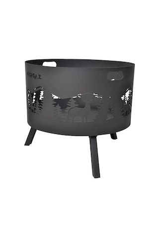 Nurgaz Orman Şöminesi Geyik Desenli - NG OSG