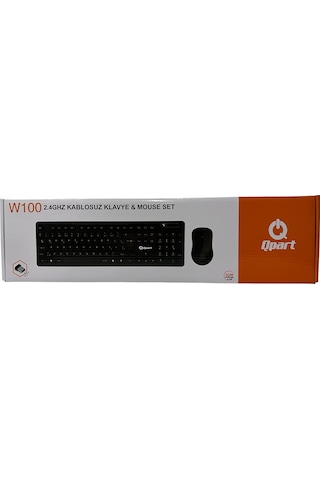Qpart W100 2.4 Ghz Kablosuz Klavye & Mouse Set