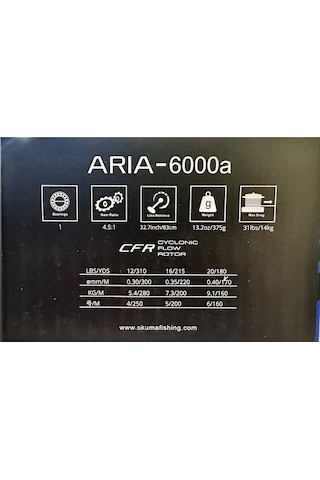 Okuma Aria-6000a Painting Silver Olta Makinesi