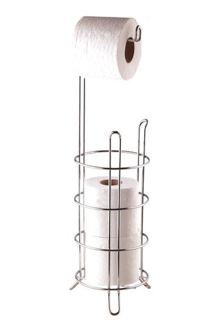 Suntel Mg-093 Ayaklı Yedekli Wc Kağıtlık Siyah