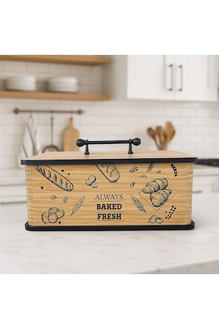 Ahşap Ekmek Dolabı