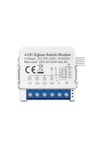Tuya 4ch Zigbee Anahtar 4 Kanal Zigbee Röle