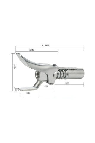 Novahub 10000psi Gres Kaplin Bağlayıcı 1/8 Npt Adaptör Konnektörü