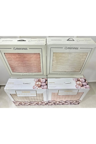 Nivemeshome Reflections Vizon 3 Parça Battaniye Seti Merinos Vizon