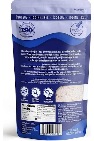 Bisalt Himalaya Kaya Tuzu İri İyotsuz 500 G