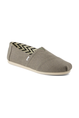 Espadril / Keten Erkek 10021903 Toms Heritage Canvas Vetiver Grey Vetiver Grey Gri
