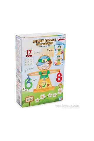 Pilsan Sayı Terazisi 17 Parça 03-250 Eğitici Set
