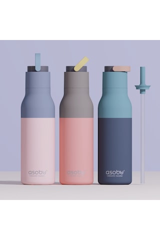 Asobu Metro Bottle - Pastel Peach Çok Renkli