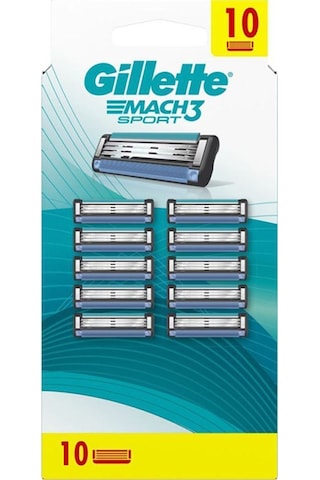 Gillette Mach3 Sport Yedek Tıraş Bıçağı 10'lu Gillette Mach3 Sport Yedek Tıraş Bıçağı 10'lu