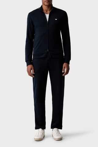 Emporio Armani Logolu Regular Fit Dik Yaka Eşofman Takımı Erkek Eşofman Takımı Em006961 Af25024 Ub102 Lacivert