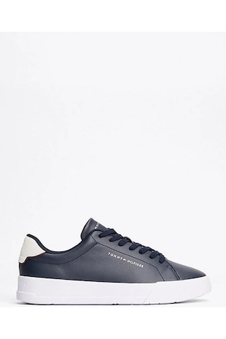 Tommy Jeans Erkek Lacivert Pebble Grain Court Sneaker Lacivert