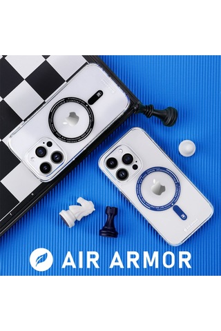 Rock Space Iphone Uyumlu 15 Promax Kılıf Magsafe Inshare Serisi - Siyah Siyah