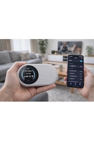 4g Lte Taşınabilir Mobil Wifi Modem Sım Kartlı Hotspot Router Wifi 6 Dual Band 2.4ghz 5ghz 3000mah Batarya Type-c Şarj Destekli 10 Cihaz Bağlantı Seyahat Araç Ev Kullanımı M10 Pro