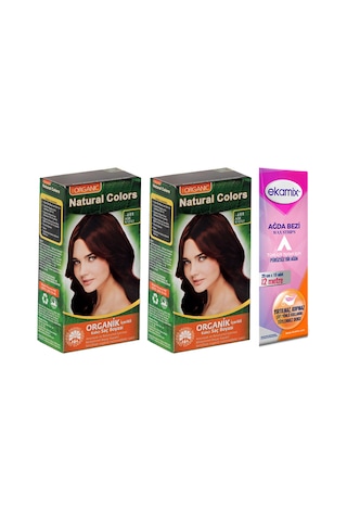 Organic Natural Colors Saç Boyası 6Rr Aşk Kızılı - 2 Adet