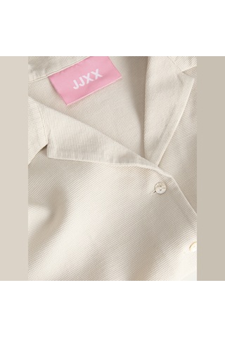Jack & Jones Kadin Nakis Detayli Resort Yaka Gömlek - Global - 12301042 Moonbeam