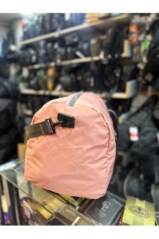 Bagslaab Pembe Su Geçirmez Kumaş Seyahat Spor Çantası-1011 Pembe