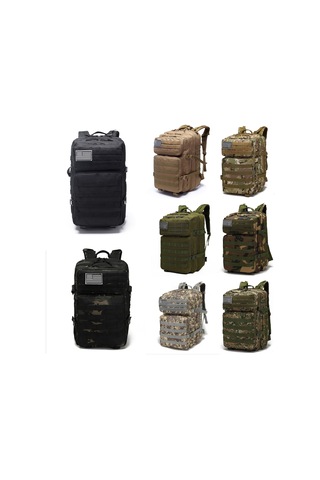 Yuntech01 Dayanıklı 900d Naylon Sırt Çantası - Su Geçirmez, Molle Sistemi, Geniş Depolama Çok Renkli