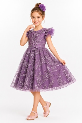 Mnk Baby & Kids Floare Kız Çocuk Abiye Elbise M00850 Mor Mnk Baby & Kids Floare Kız Çocuk Abiye Elbise M00850 Mor